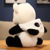 Cuki kapucnis panda plüss