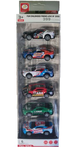 Mintás sport autó szett 6db-os