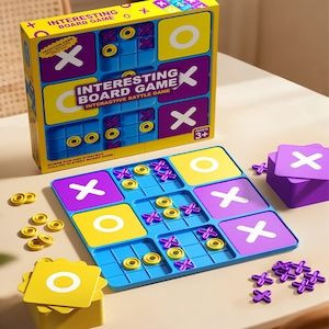 Tic Tac Toe / XO stratégiai társasjáték -  22×22 cm