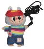 Labubu ruhában telefonos nyakpánt