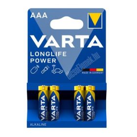 Varta Longlife Power tartós AAA ceruza elem 4db