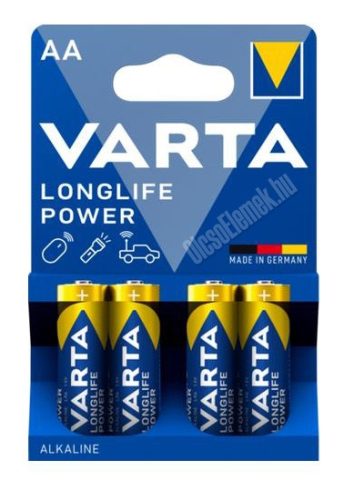 Varta Longlife Power tartós AA ceruza elem 4db
