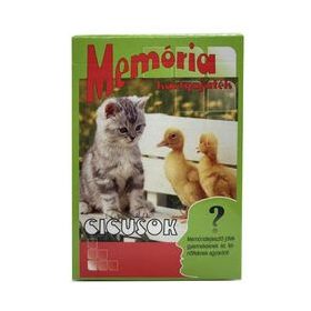   Memória kártyajáték - Cicusok 36 lapos párosító játék
