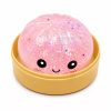 Dumpling Squishy stresszoldó játék - csillámos gőzgombóc bogyós slime figura