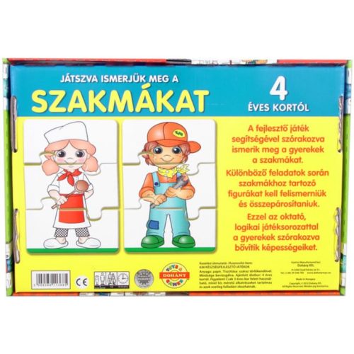 Játszva ismerjük meg a Szakmákat