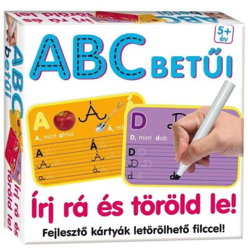 ABC betűi gyakorló kártyák