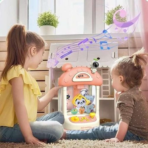 Doll Machine - Mini markológép játékgép kihalásztható plüssállatokkal