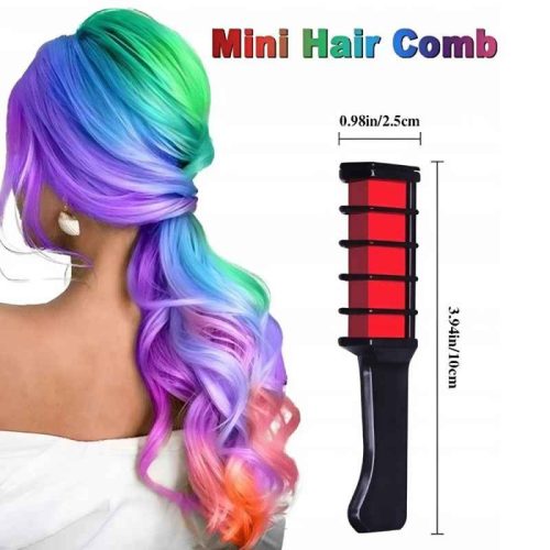  Fésű formájú színes hajkréta készlet