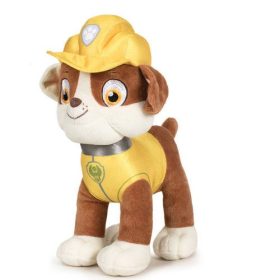   Mancs Őrjárat Rubble plüss figura 19 cm építő kutya - Nickelodeon, Play by play