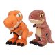 Jurassic World T-Rex plüssfigurák - barna és narancssárga dinoszaurusz