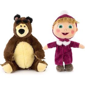   Masha és a Medve plüss szett – Mása (30 cm) + Medve (28 cm)