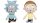 Rick & Morty plüss szett – Rick (43 cm) + Morty (35 cm)