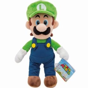 Super Mario: Luigi plüss figura 24 cm - Nintendo