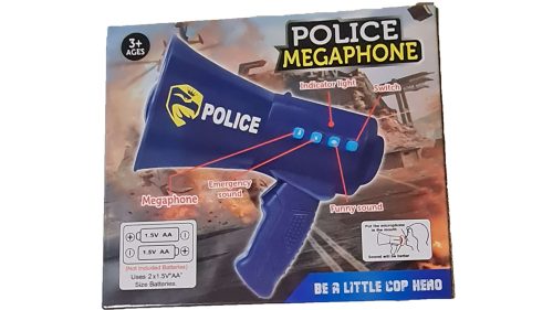 Rendőrségi hangtorzítós megafon