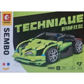 Verseny autó építőkészlet 210db