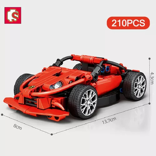Verseny autó építőkészlet 210db