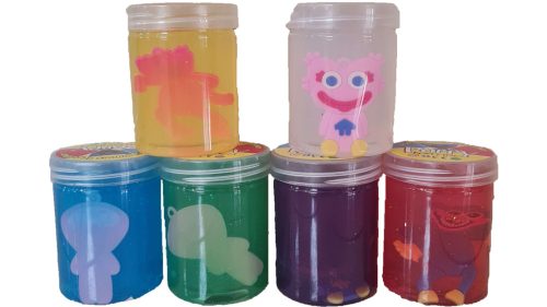 Színes  figurás slime