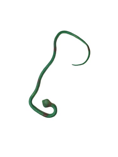 Zöld játék kígyó