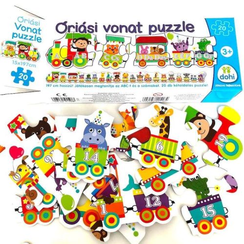 Óriási vonat puzzle