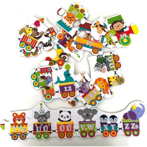 Óriási vonat puzzle