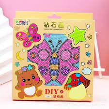 Gyémántszemes kirakó - Pillangós, ürhajós