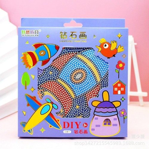 Gyémántszemes kirakó - Pillangós, ürhajós