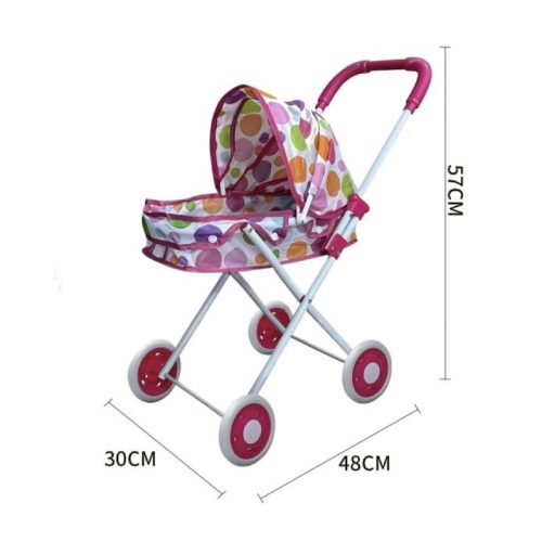 Összecsukható játékbabakocsi