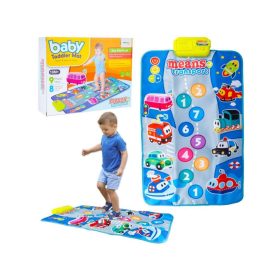 Közlekedési eszközök interaktív játszószőnyeg