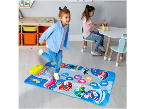 Közlekedési eszközök interaktív játszószőnyeg