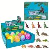 Dinótojás fürdőbomba meglepetés dinoszaurusszal - színes, pezsgő fürdőjáték