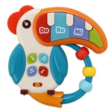   Mappy tukán interaktív baba játék, fényekkel és hangokkal
