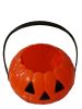 Tök alakú halloween-i cukorkagyűjtő vödör