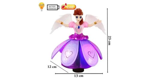 Anna- Zenélő, világító, pörgő angyal baba