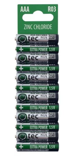 QTEC Extra Power féltartós AAA elem 12DB