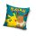 Pokémon Pikachu és Eevee díszpárna 38×38 cm - puha gyerekpárna