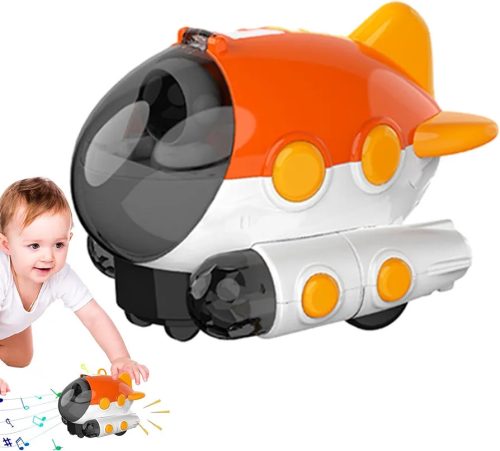 Piros tengeralattjáró zenével és fényekkel