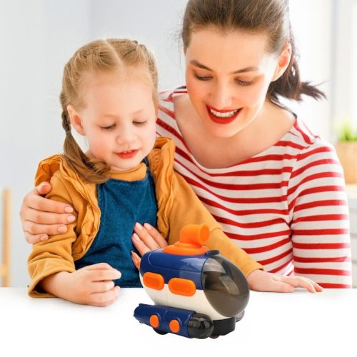 Kék tengeralattjáró zenével és fényekkel