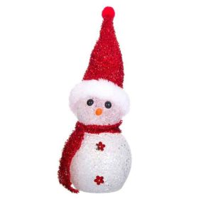 Világítós karácsonyi hóember