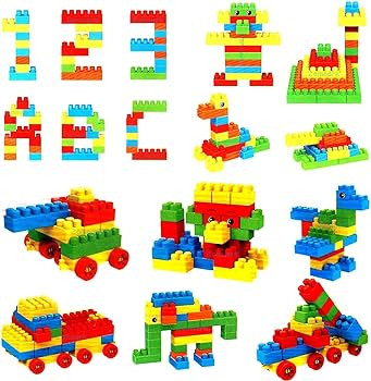 Színes építőkockák